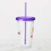 Sally Thinking of Flowers Acryl Drinkbeker (Rechts)