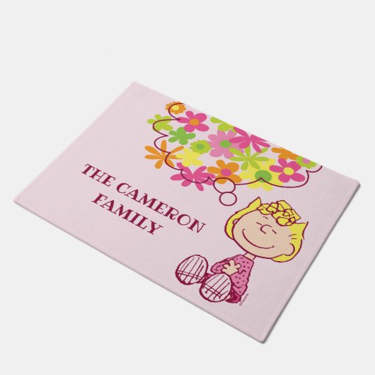 Sally Thinking of Flowers Deurmat (Schuin)