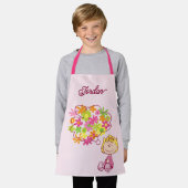 Sally Thinking of Flowers | Jouw namen toevoegen Schort (Gedragen)