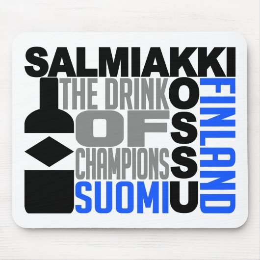 Salmiakki Kossu mousepad Muismat (Voorkant)