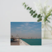 Salmiya, uitzicht van het stadsdeel Koeweit Briefkaart (Staand voorkant)