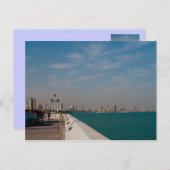 Salmiya, uitzicht van het stadsdeel Koeweit Briefkaart (Voorkant / Achterkant)