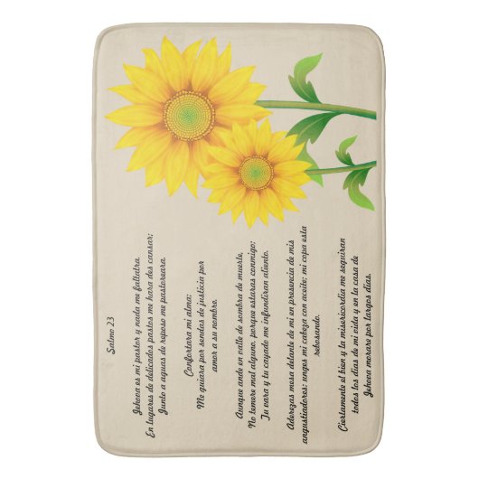 Salmo 23 badmat (Voorkant Verticaal)