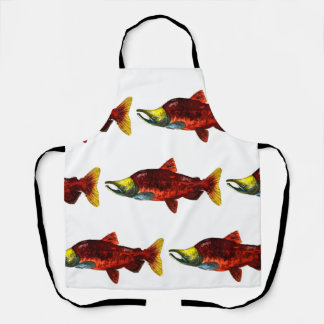 Salmon Apron | Vispron Schort