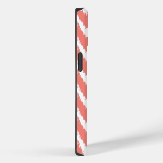 Salmon Asian Moods Ikat Chevrons Case-Mate iPhone Case (Achterkant / Rechts)
