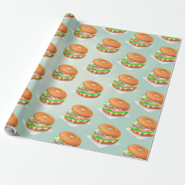 Salmon Bagels Cadeaupapier