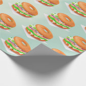 Salmon Bagels Cadeaupapier (Hoek)