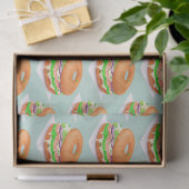 Salmon Bagels Weefpapier Tissuepapier (Geschenk)