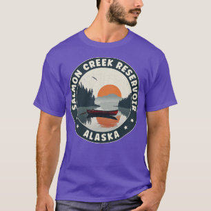 Salmon Creek Reservoir Alaska Sunset T-shirt