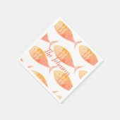 Salmon Fish Group Napkins Servet (Hoek)