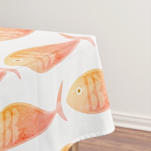 Salmon Fish Group Tablecloth Tafelkleed (Voorbeeld)