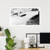 Salmon Jumping Alaska 1907 Poster (Thuiskantoor)