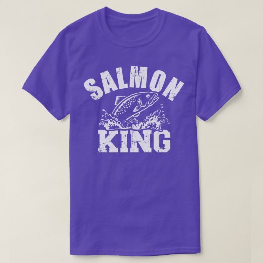Salmon King Vist T-shirt (Design voorkant)