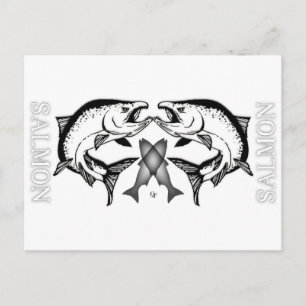 Salmon-Logo Briefkaart