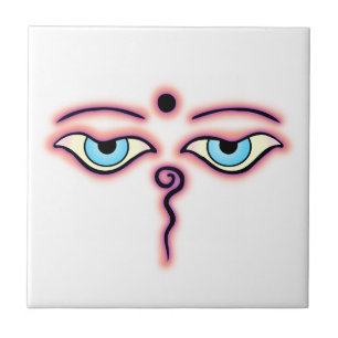 Salmon Paarse Buddha Eyes.png Tegeltje