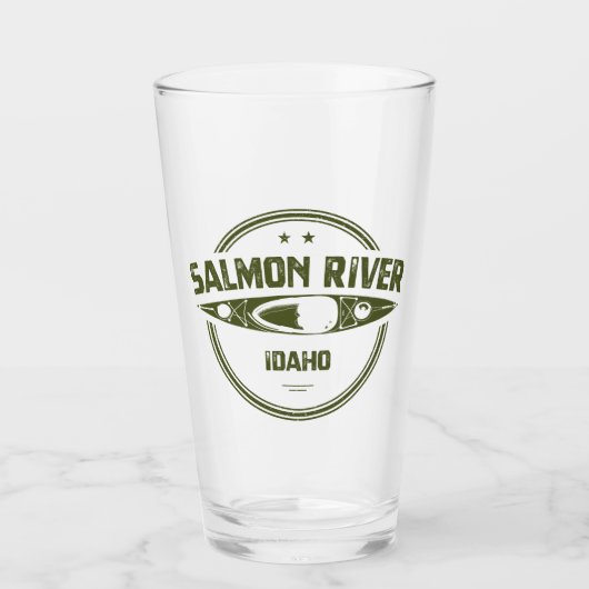 Salmon River Idaho Glas (Voorkant)