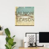 Salmon Season Poster (Thuiskantoor)