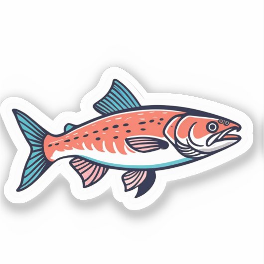 Salmon sticker (Voorkant)