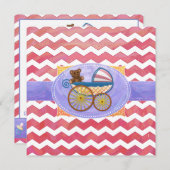 Salmon Swirl Baby Stuff Kaart (Voorkant / Achterkant)