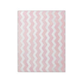 Salmon Swirl Chevron Pattern Notitieblok (Gedraaid)