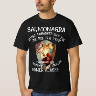 SALMONAGRA MANNELIJKE VERSTERKINGSPIL PERMANENT ST T-SHIRT