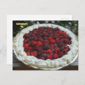 Salmonberry Pie Foto Briefkaart (Voorkant / Achterkant)