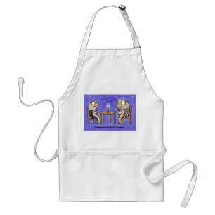 Salmonchanische Evening Apron Standaard Schort