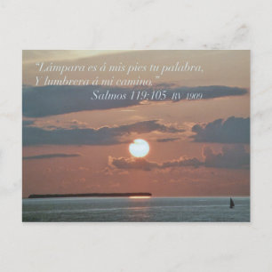 Salmos 119-105 briefkaart