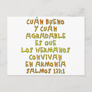 Salmos 133:1 briefkaart