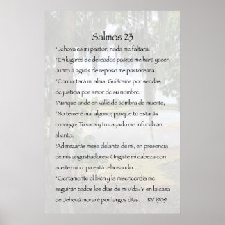Salmos 23 Kartel Poster