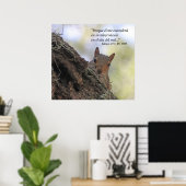 Salmos 27-5 con Ardilla Poster (Thuiskantoor)