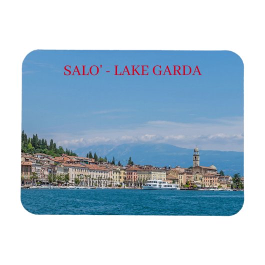 Salo' Lake Garda fridge magnet Magneet (Horizontaal)