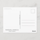 Salobrena, Andalusië (Spanje) Briefkaart (Achterkant)