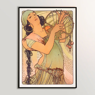 Salomé (1897) door Alphonse Mucha door een kunst a Poster
