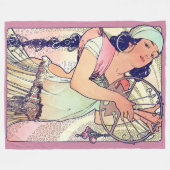 Salome, Alphonse Mucha Fleece Deken (Voorkant (Horizontaal))