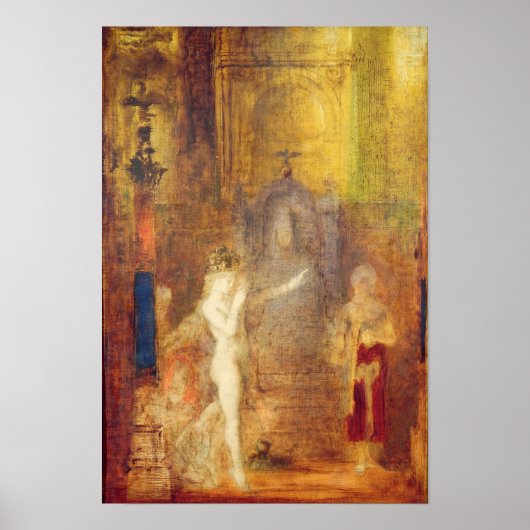 Salome dansen voor Herod, c.1876 Poster (Voorkant)