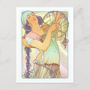 Salomé door Alphonse Mucha Postkaart