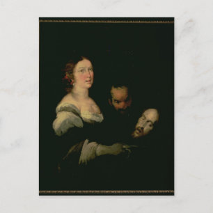 Salome met het hoofd van Sint-John de Baptist Briefkaart