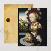 Salome met hoofd van John Baptist Briefkaart (Voorkant / Achterkant)
