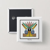 Salome Peace Symbol BUTTON (Voorkant /achterkant)