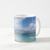 Salomon Beach, St. Thomas Island, Maagdeneilanden Koffiemok (Voorkant rechts)