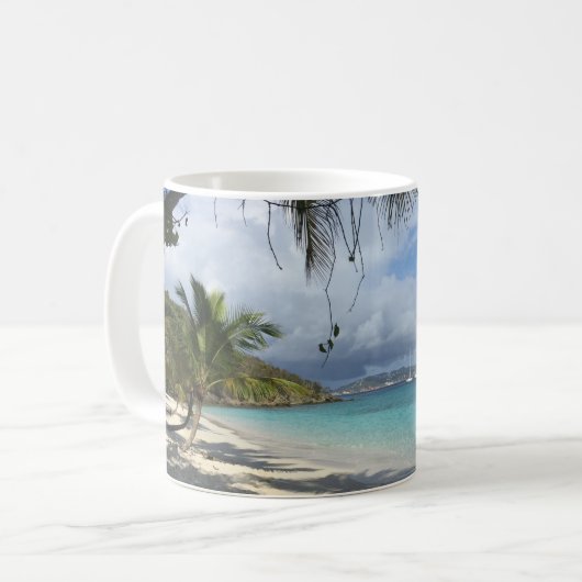 Salomon Beach, St. Thomas Island, Maagdeneilanden Koffiemok (Voorkant links)