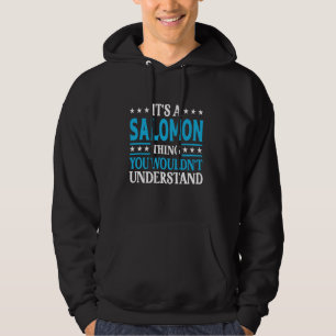 Salomon Thing zou persoonlijke naam Sa niet begrij Hoodie