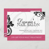 Salon à ongles et carte postale publicitaire Spa (Devant / Derrière)