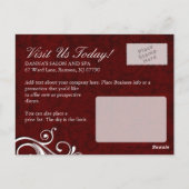 Salon à ongles et carte postale publicitaire Spa (Dos)