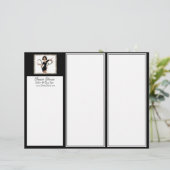 Salon/African American Diva Stylist Tri-Fold Flyer (Debout devant)