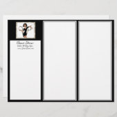 Salon/African American Diva Stylist Tri-Fold Flyer (Devant / Derrière)