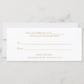 Salon and Spa Gold Circles Cadeaubon (Achterkant)