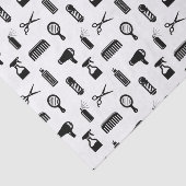 Salon & Barber Hairdresser Pattern CUSTOM COLOR Tissuepapier (Detail)