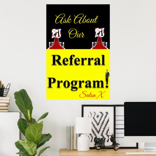 Salon Barbershop Affiches Programme de référence (Bureau à domicile)